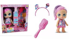 Boneca My Little Glitter Penteados C/ Acessórios - Divertoys Boneca My Little Glitter Penteados C/ Acessórios - Divertoys