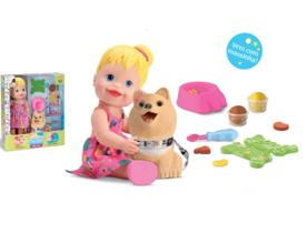 Boneca My Little Pet Menina Com Acessórios Come Faz Caquinha