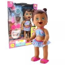 Boneca My Little Verão Morena com Acessórios Faz Caquinha Boneca My Little Verão Morena com Acessórios Faz Caquinha