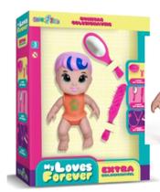 Boneca My Loves Forever com acessórios de beleza