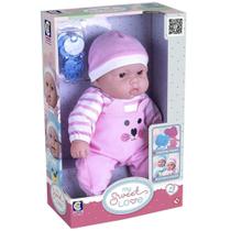 Boneca my sweet love menina macacao rosa 36cm cotiplas Boneca my sweet love menina macacao rosa 36cm cotiplas