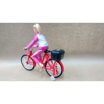 Boneca Na Bicicleta Bike A Pilha