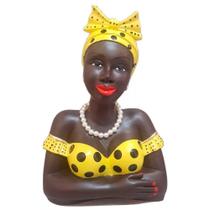 Boneca Namoradeira Grande Com Laço no Cabelo Decor - Amarela Boneca Namoradeira Grande Com Laço no Cabelo Decor - Amarela