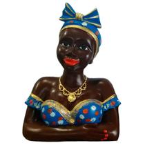 Boneca Namoradeira Grande Com Laço no Cabelo Decor - Azul Boneca Namoradeira Grande Com Laço no Cabelo Decor - Azul
