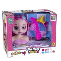 Boneca Nancy Hair Make-up Para Pentear E Maquiar 581 - Super Toys
