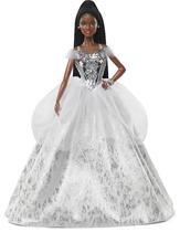 Boneca natalina Barbie Signature 2021 Mattel 30 cm com suporte Boneca natalina Barbie Signature 2021 Mattel 30 cm com suporte