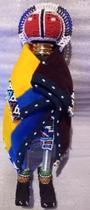 Boneca Ndedebele Amarela - Africa do Sul Boneca Ndedebele Amarela - Africa do Sul