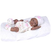 Boneca Negra Menina Reborn Boutique Dolls 470 - Super Toys