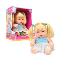 Boneca Neneka Com Cabelo Loira Divertida 641 Super Toys