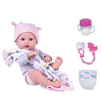 Boneca Neném Nanando Love Born C/ 4 Aces. 35cm - Cotiplás