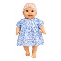 Boneca Nenequinha Baby Vestido Azul Super Toys - 674 Boneca Nenequinha Baby Vestido Azul Super Toys - 674