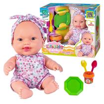 Boneca Nenequinha Papinha Bebe Comidinha Com Acessórios Boneca Nenequinha Papinha Bebe Comidinha Com Acessórios