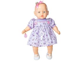 Boneca Nenezinho Branco Vestido Colorido 44 cm Estrela