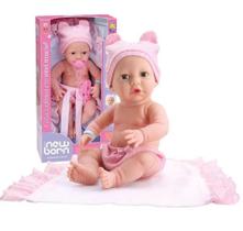 Boneca New Born Acabou de Nascer com Acessórios - Divertoys