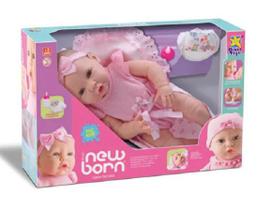 Boneca New Born Little Faz Xixi Body C/ Acess. - Divertoys