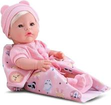 Boneca New Born Premium Com Acessórios da Divertoys Ref 8153