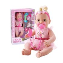 Boneca New Born Unicórnio Fofinho Estilo Reborn C/ Acessórios - Diver Toys
