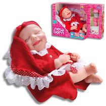 Boneca New Born Unique Dormindo C/Macacão e Acessórios Diver