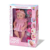 Boneca New Born Vamos Brincar - Divertoys