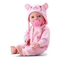 Boneca Newborn Brincando de Pijama Divertoys 8191