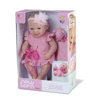 Boneca Newborn Dengo Com Acessórios Divertoys 8076