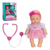 Boneca Nicinha Médica 22cm c/ Acessórios - 138235 - Nova toys Boneca Nicinha Médica 22cm c/ Acessórios - 138235 - Nova toys