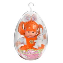 Boneca No Ovo De Páscoa Cheirosinha Macia - Lider Brinquedos