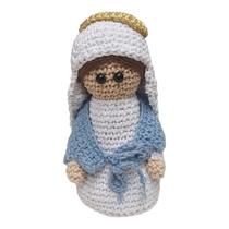 Boneca Nossa Senhora das Graças Crochê 17x8,5cm
