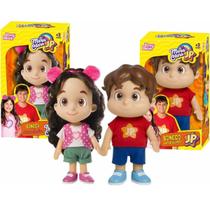 Boneca Original Youtubers Maria Clara + Boneco JP Em Vinil Articulados Infantil Brinquedos Novabrink