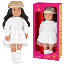 Boneca Our Generation Talita Boina Dourada E Vestido 46Cm