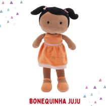 Boneca Pano Infantil Antialérgico E Lavável Juju Linda