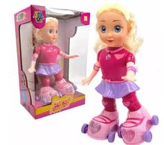 Boneca Patinadora Musical Amy .