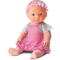 Boneca PATY FAZ Xixi 32CM com Mamadeira, Fralda e Tiara Boneca PATY FAZ Xixi 32CM com Mamadeira, Fralda e Tiara
