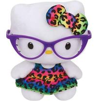 Boneca Pelúcia Hello Kitty Nerd 16cm Beanie Babies Ty