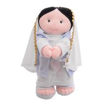 Boneca Pelúcia Religiosa Virgem Maria 15 x 32cm Zip Toys