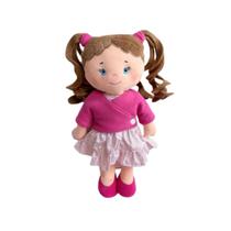 Boneca Pelúcia Zaya Amiga Companheira Lavável Antialérgica Zip Boneca Pelúcia Zaya Amiga Companheira Lavável Antialérgica Zip
