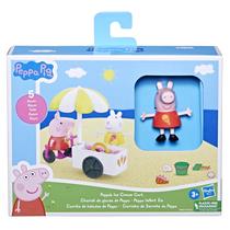 Boneca Peppa Pig E Carrinho De Sorvete - Peppa E Suzy Ovelha