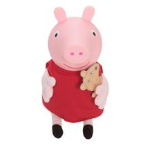 Boneca Peppa Pig Em Pelúcia 30cm Baby Brink Fofa Com Teddy Boneca Peppa Pig Em Pelúcia 30cm Baby Brink Fofa Com Teddy