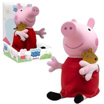 Boneca Peppa Pig Infantil Com Ursinho Teddy NovaBrink