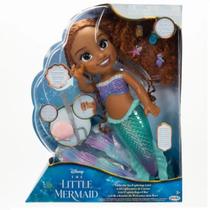 Boneca Pequena Sereia Ariel com Som 3901