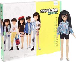 Boneca personalizável Mattel Creatable World Deluxe Black Hair