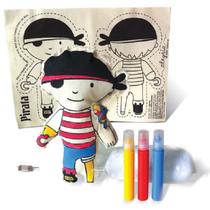 Boneca Pirata da Perna de Pau Sem Cara de Mau Boneca Pirata da Perna de Pau Sem Cara de Mau