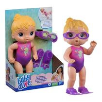 Boneca Piscina Baby Alive Loira Nadadora C/ Acessórios Roxo Hasbro F8140 - 18531 Boneca Piscina Baby Alive Loira Nadadora C/ Acessórios Roxo Hasbro F8140 - 18531