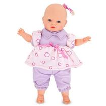 Boneca Piti Lilás 38 cm Antialérgica