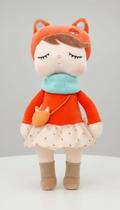Boneca Plush Raposa 35cm Hipoalergênica