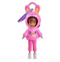 Boneca Polly Pocket Amigas de Capuz Coelho HRD63 - Mattel (41189)