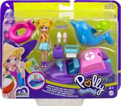 Boneca Polly Pocket Aventura Aquática Com Golfinho - Mattel