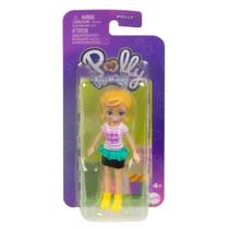 Boneca Polly Pocket Básica - Vestido Roxo - FWY19 - Mattel Boneca Polly Pocket Básica - Vestido Roxo - FWY19 - Mattel
