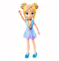 Boneca Polly Pocket Básica Vestido Roxo GDK98 - Mattel (41197) Boneca Polly Pocket Básica Vestido Roxo GDK98 - Mattel (41197)