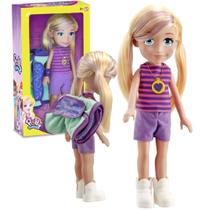 Boneca Polly Pocket Camping Mattel c/ acessorios Grande 38cm brinquedo menina - Pupee